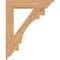 Ekena Millwork Merced Traditional Smooth Bracket w/ Offset Brace, Western Red Cedar, 7 1/2"W x 34"D x 42"H BKT0806X34X42MRC01SWR - alternate 4